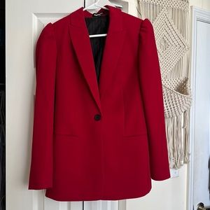 Express Red Blazer